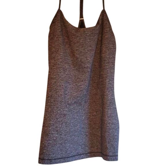 LULULEMON Power Pose Tank in Heathered Black Size 8 - Picture 2 of 3